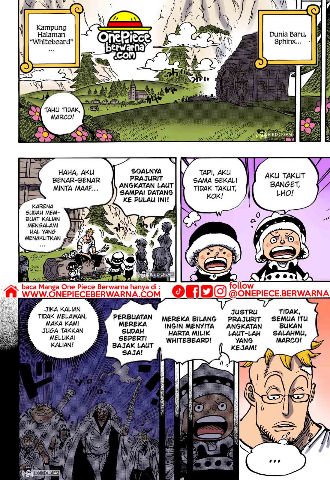 Baca manga komik One Piece Berwarna Bahasa Indonesia HD Chapter 1073